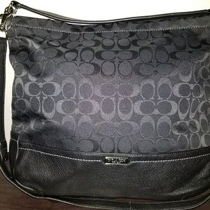 Coach signature hobo